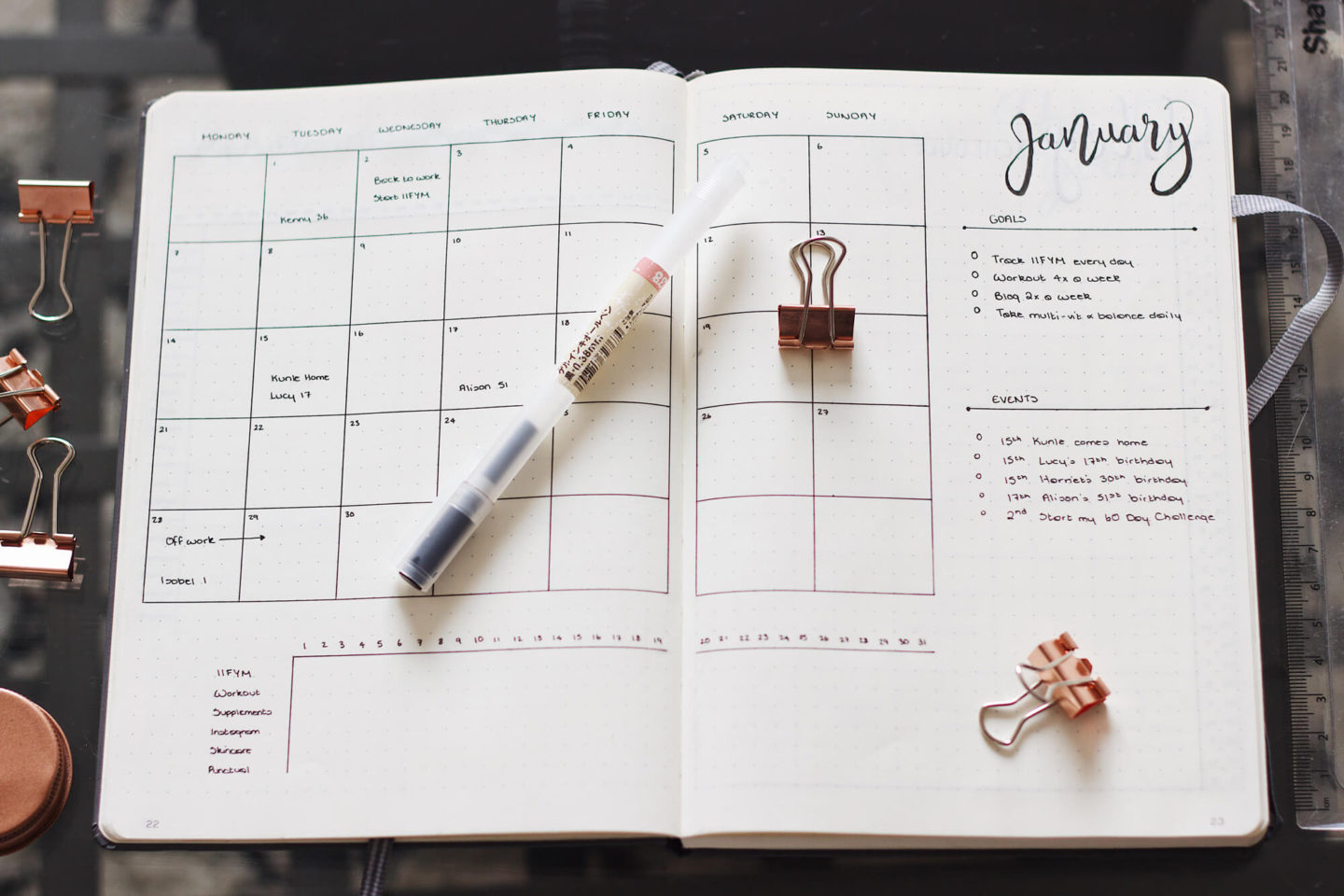 My Beginner Bullet Journal to Increase Productivity [minimalist] - Living  like Leila